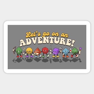 Let's go on an adventure! Sticker